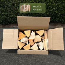 Load image into Gallery viewer, Kiln Dried Logs + 10 Pieces of Kindling
